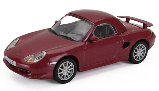 PORSCHEポルシェ BOXSTER S 2002 ボルドーメタリック PORSCHE-COLLECTION-DEAGOSTINI / EDICOLA 1/43 ミニカー