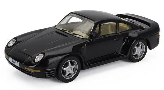 PORSCHEポルシェ 959 2.0 COUPE 1986 ブラック PORSCHE-COLLECTION-DEAGOSTINI / EDICOLA 1/43 ミニカー