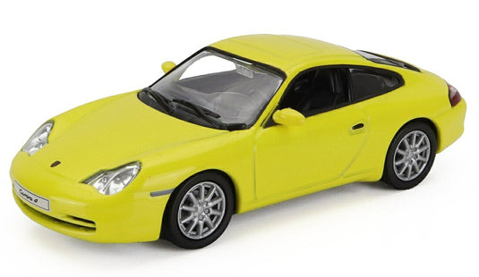PORSCHEポルシェ 911 996 CARRERA 4 COUPE 2001 イエロー PORSCHE-COLLECTION-DEAGOSTINI / EDICOLA 1/43 ミニカー