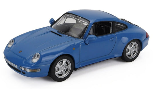 PORSCHEポルシェ 911 993 CARRERA 4S COUPE 1995 ブルーエ PORSCHE-COLLECTION-DEAGOSTINI / EDICOLA 1/43 ミニカー