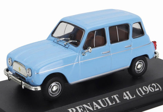 Renaultルノー R4L 1962 ライトブルー AUTO-INDIMENTICABILI-RBA-MONDADORI / EDICOLA 1/43 ミニカー