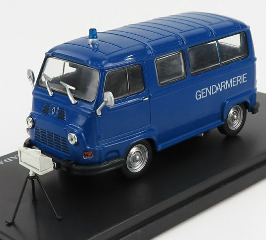 Renaultルノー エスタフェット 800 ミニバス 憲兵隊 警察 レーダー 1978 ブルー HACHETTE-UTILITAIRES-RENAULT-COLLECTION / EDICOLA 1/43 ミニカー