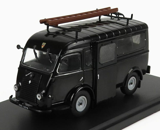 Renaultルノー ゴエレット バン 警察 1962 ブラック HACHETTE-UTILITAIRES-RENAULT-COLLECTION / EDICOLA 1/43 ミニカー
