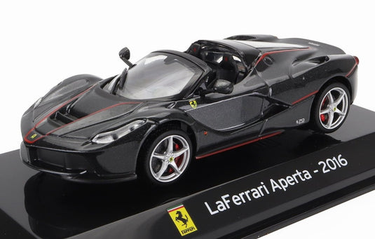 Ferrariフェラーリ ラフェラーリ アペルタ スパイダー 2016 ブラック CLASSIC-GT-SUPERCARS-COLLECTION-CENTAURIA / EDICOLA 1/43 ミニカー