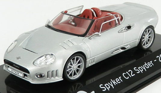 Spykerスパイカー C12 スパイダー 2008 シルバー CLASSIC-GT-SUPERCARS-COLLECTION-CENTAURIA / EDICOLA 1/43 ミニカー