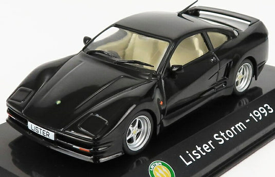 LISTERリスター STORMストーム 1993 ブラック CLASSIC-GT-SUPERCARS-COLLECTION-CENTAURIA / EDICOLA 1/43 ミニカー