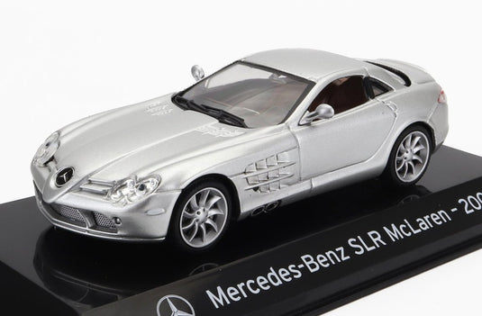 MERCEDES BENZメルセデスベンツ SLR McLAREN SLRマクラーレン 2003 シルバー CLASSIC-GT-SUPERCARS-COLLECTION-CENTAURIA / EDICOLA 1/43 ミニカー