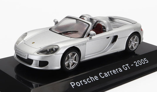 PORSCHEポルシェ CARRERA GT SPIDERカレラGTスパイダー 2005 シルバー CLASSIC-GT-SUPERCARS-COLLECTION-CENTAURIA / EDICOLA 1/43 ミニカー