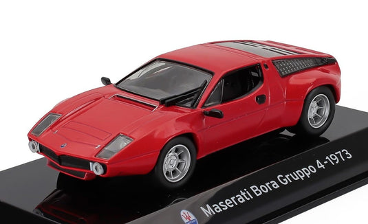 MASERATIマセラティ BORA Gr.4ボーラGr.4 1973 レッド CLASSIC-GT-SUPERCARS-COLLECTION-CENTAURIA / EDICOLA 1/43 ミニカー