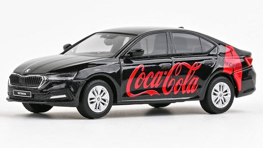 Skodaシュコダ Octaviaオクタビア IV 2020 Coca Colaコカコーラ ブラック / ABREX 1/43 ミニカー