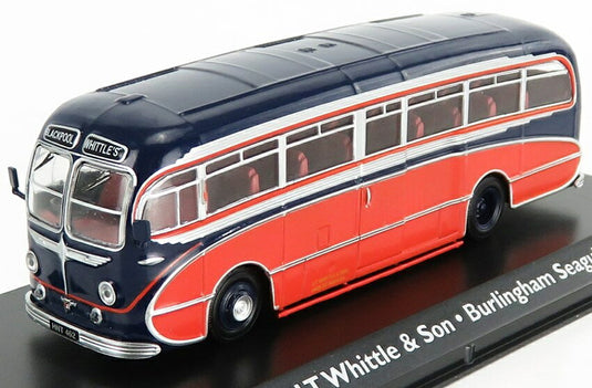 LEYLANDレイランド TIGER CUB AUTOBUSタイガーカブバス BURLINGHAM SEAGULL 1951 レッドブラック CLASSIC-COACHES-COLLECTION / EDICOLA 1/72 ミニカー