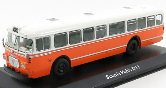 SCANIAスカニア VABIS D11 AUTOBUS 1969 ORANGE WHITE CLASSIC-COACHES-COLLECTION / EDICOLA 1/72 ミニカー