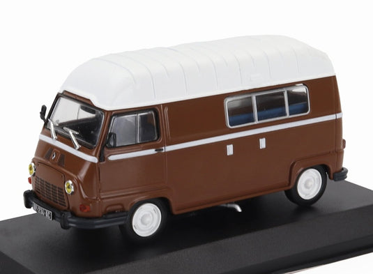 RENAULTルノー ESTAFETTE CAMPER STUDIO CAR STAR 1975 BLISTER BOX BROWN WHITE HACHETTE-MOTORHOMES-COLLECTION / EDICOLA 1/43 ミニカー