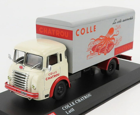 LATILラティール H14A TRUCK COLLE CHATROU 1957 CREAM RED GREY HACHETTE-LES-VEHICULES-DU-GARAGE-MODERNE COLLECTION / EDICOLA 1/43 ミニカー