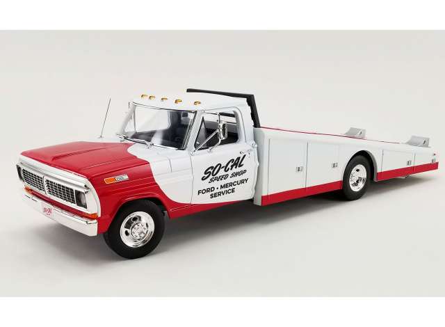 1970 Ford F-350 ランプトラック SoCal スピードショップ レッドホワイト/ACME 1/18ミニカー 500台限定