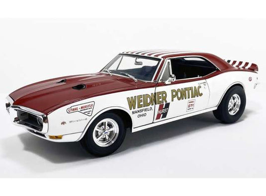 1968 ポンティアック ファイヤーバード First Ram Air II ホワイト/レッド ミニカー / ACME 1/18 ミニカー