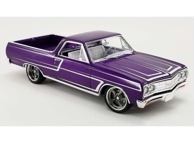1965 Chevrolet El Camino カスタムクルーズ パープルホワイト/ACME 1/18ミニカー 500台限定