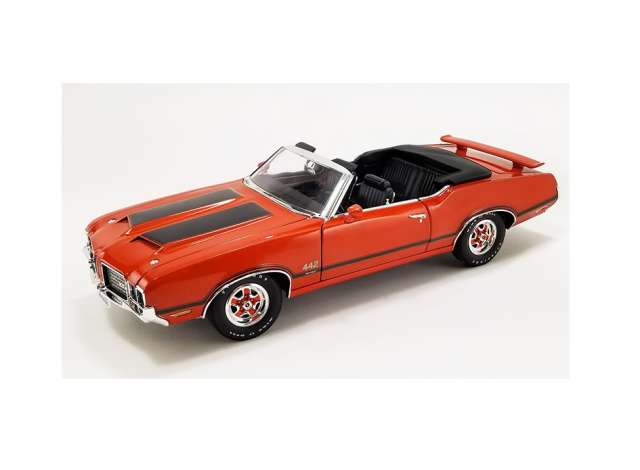 1972 Oldsmobile 442 W-30 コンバーチブル フレームオレンジ/ACME 1/18ミニカー