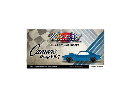 1967 Chevrolet Camaro ドラッグアウトローズ ブルー/ACME 1/18ミニカー 120台限定