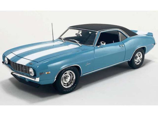 1969 シボレー カマロ Z/28 カロライナブルー ビニールトップ 1969 Chevrolet Camaro Z/28 / ACME 1/18 ミニカー