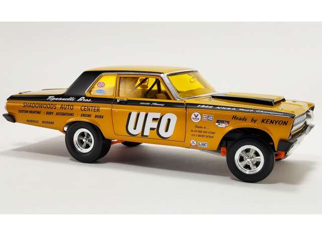 1965 Plymouth AWB UFO ブラックゴールド/ACME 1/18ミニカー 500台限定