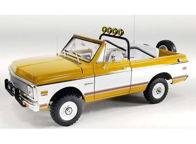 1970 Chevrolet K5 Blazer オフロード リニューパーツ仕様 オーカーマスタードホワイト/ACME 1/18ミニカー 600台限定