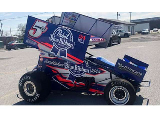 2021 Pabst Blue Ribbon ビア スプリントカー