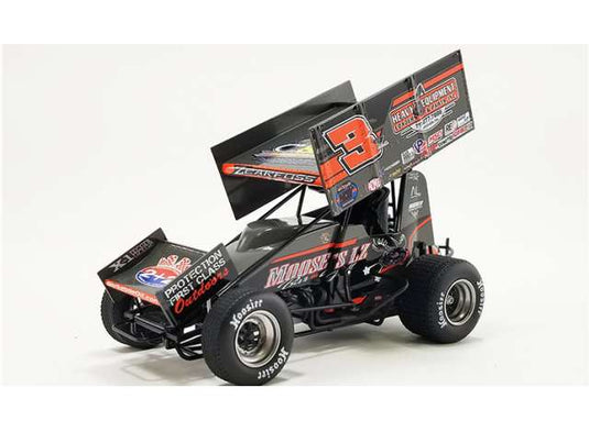 2022 #3z ブロック・ザーフォス Moose's LZ Bar & Grill スプリントカー ブラックレッド/ACME 1/18ミニカー