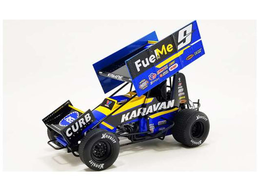 2022 #9 ケイシー・カーン KaravanFuel Me スプリントカー ブラックブルー/ACME 1/18ミニカー