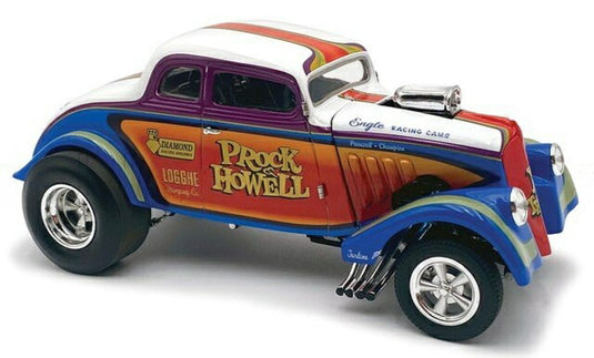 【予約】2026年発売予定FORD USA WILLYS GASSER PROCK & HOWELL 1933 ブルーコッパーホワイト/ ACME 1/18 ミニカー