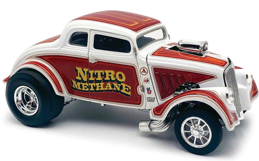 【予約】2026年発売予定FORD USA WILLYS GASSER NITRO METHANE 1933 ホワイトコッパー/ ACME 1/18 ミニカー