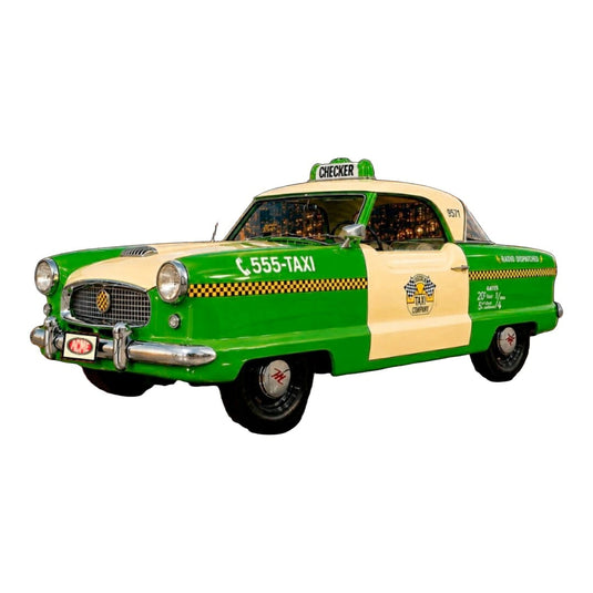 【予約】2026年発売予定 Nashナッシュ Metropolitanメトロポリタン Checkerチェッカータクシー 1959 グリーン/クリーム 402台限定 / ACME 1/18 ミニカー