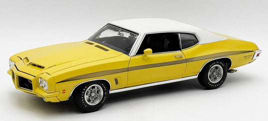 【予約】2026年発売予定PONTIAC GTO LeMANS COUPE 1972 イエローホワイト/ ACME 1/18 ミニカー