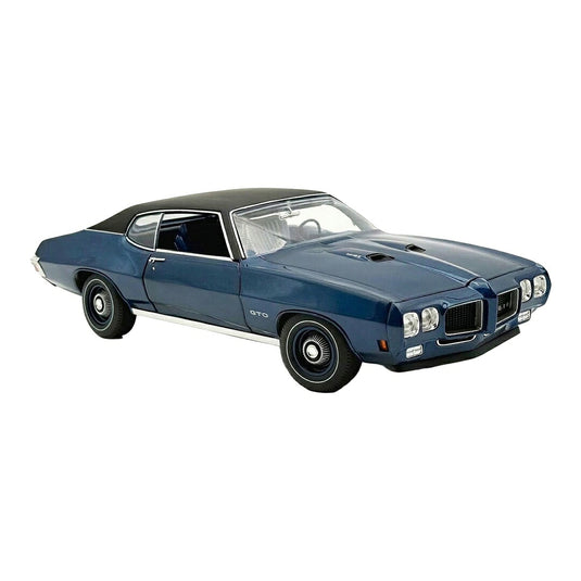 【予約】2027年発売予定 Pontiacポンティアック GTO クーペ 1970 バイニルトップ ブルー ブラック 300台限定 / ACME 1/18 ミニカー