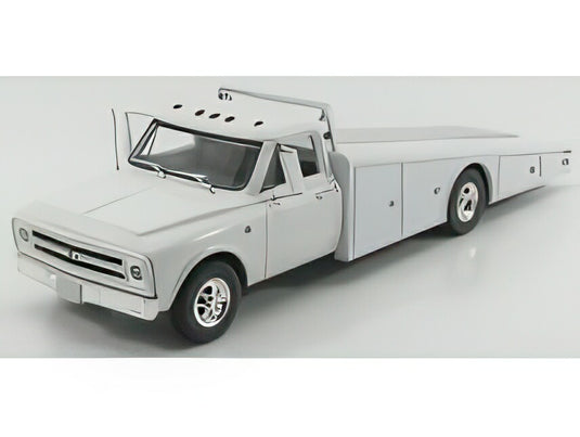 CHEVROLET C30 トラック ランプカー トランスポーター 1967 ホワイト/ ACME 1/18 996台限定ミニカー