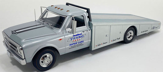 Chevroletシボレー C-30 ランプトラック 1967 シルバー 積載車 運搬車 模型 ダイキャスト モデル / ACME 1/18 ミニカー 模型