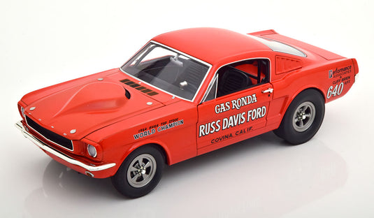 Fordフォード Mustangマスタング A/FX Gas Rondaガス・ロンダ 1965 オレンジ 限定1260台 / ACME 1/18 ミニカー