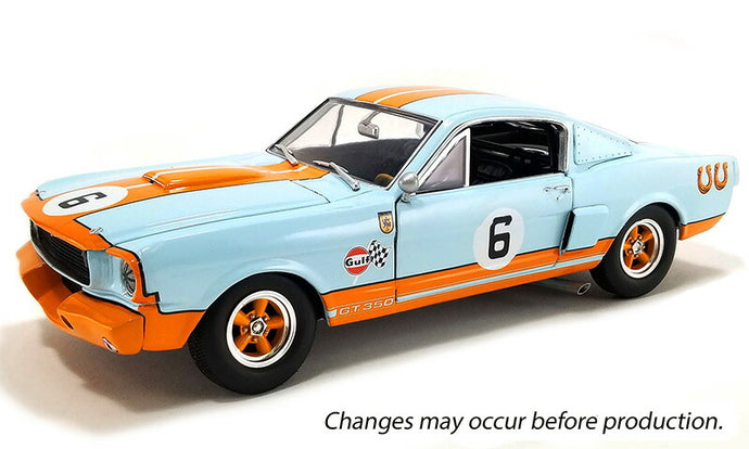 #6 Gulf 1965 Shelby GT 350R ガルフレーシング トリビュート ミニカー / ACME 1/18