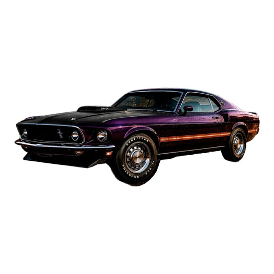 【予約】2026年発売予定 Fordフォード Mustangマスタング Mach-1 428 Cobra Jet クーペ 1969 ミッドナイトオーキッド 428台限定 / ACME 1/18 ミニカー