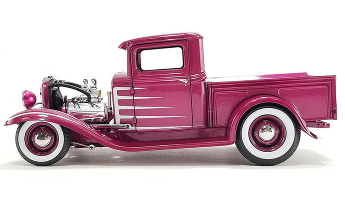 1932 Ford ホットロッド ピックアップ メタリックコットンキャンディ ミニカー / ACME 1/18