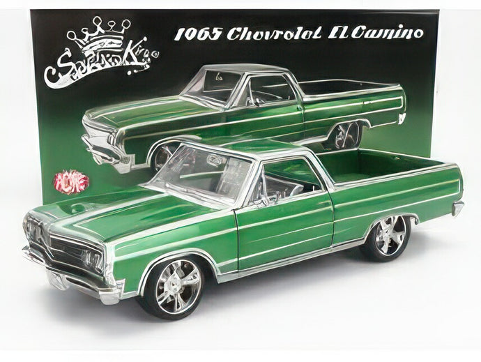CHEVROLET EL CAMINO PICKUP CUSTOM 1965 GREEN MET/ACME 1/18ミニカー