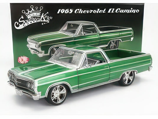 CHEVROLET EL CAMINO PICKUP CUSTOM 1965 GREEN MET/ACME 1/18ミニカー