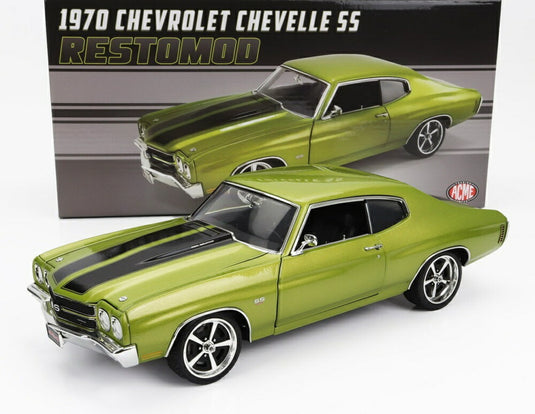 CHEVROLET シェベル SS クーペ レストモッド 1970 グリーンメタリック/ ACME 1/18 318台限定ミニカー