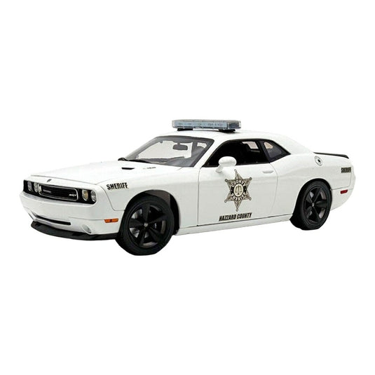 【予約】2026年発売予定 Dodgeダッジ Challengerチャレンジャー SRT8 6.1L HEMI クーペ Hazzard County シェリフ ポリス 2010 ホワイト / ACME 1/18 ミニカー
