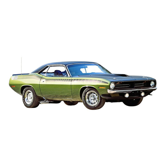 【予約】2026年発売予定 Plymouthプリムス AAR Cudaクーダ Coupeクーペ with Vinyl Topバイナルトップ 1970 Ivy Green B 340台限定 / ACME 1/18 ミニカー