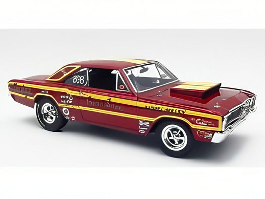 【予約】2025年発売予定DODGE DART SUPER STOCK GENE SNOW N 898 RACING 1968 レッド イエロー/ACME 1/18ミニカー