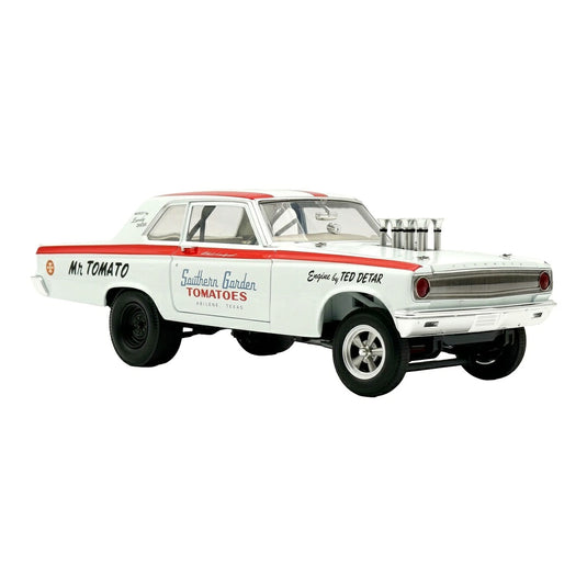 【予約】2027年発売予定 Dodgeダッジ Coronetコロネット AWB Mr. TOMATO レーシング 1965 ホワイト/レッド / ACME 1/18 ミニカー