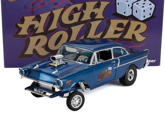 CHEVROLETシボレー 150 ガッサー HIGH ROLLER 1957 ブルー 300台限定 / ACME-MODELS 1/18 ミニカー