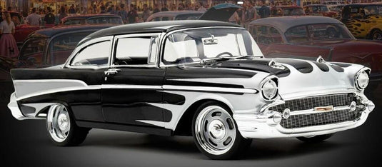 【予約】2027年発売予定 Chevroletシボレー Bel Air ベルエア カスタム 1957 ブラック/ホワイト 357台限定 / ACME 1/18 ミニカー