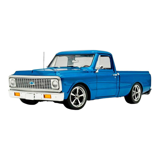 【予約】2027年発売予定 Chevroletシボレー C-10 ピックアップ カスタム 1972 ブルー 402台限定 / ACME 1/18 ミニカー トラック模型